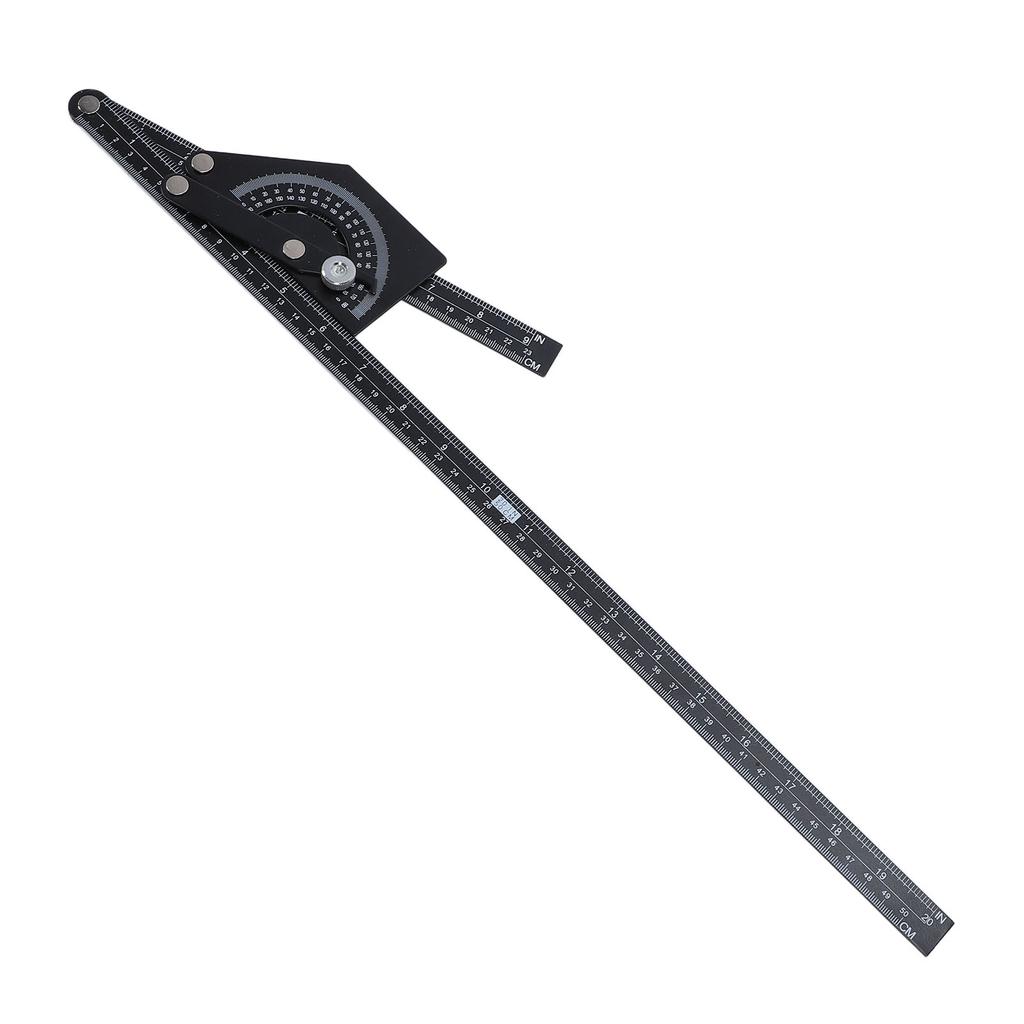 Угломер-транспортир от 0 до 180 градусов из нержавеющей стали, инструмент для измерения угла для деревообработки и строительства