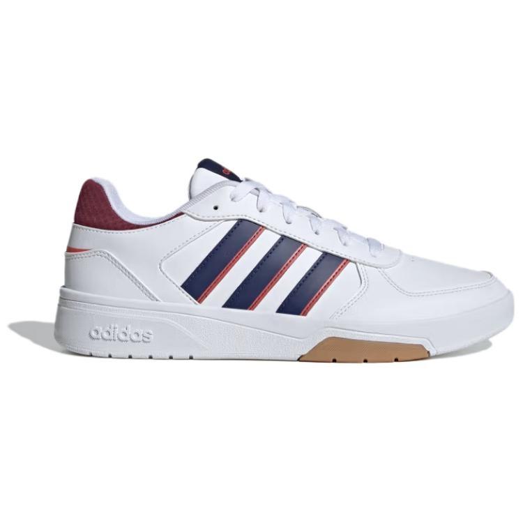 Adidas VL COURT 2.0 Low top Skateboard Shoes Men's White Blue ID0507