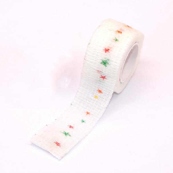 1 рулон самоклеющейся эластичной повязки, эластопласта, спортивной оберточной ленты, защитной ленты для кожи, повязок, повязок на раны, повязок для первой помощи