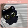 Black Cat Simulated Plush Toy Keychain Wallet Stuffed Doll Girls Gift Birthday