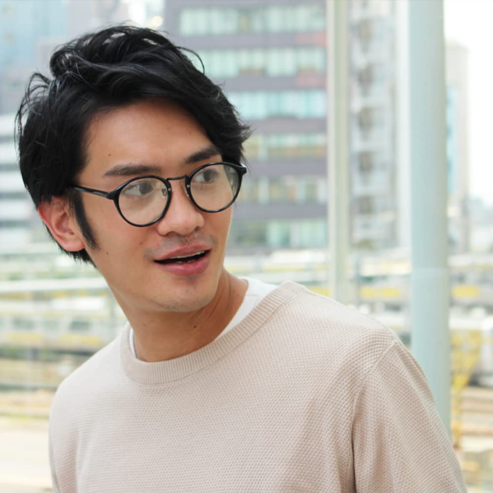 Очки для чтения с синим светом для мужчин и УФ-защитой для пожилых людей от Sabae Green [Eight Tokyo] Очки, Огранка, Стильные, Женские, Милые, 1.0 Защита, Очки,