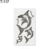 Unisex Long Cool Arm Lasting Body Tattoo Waterproof Transfer Sticker