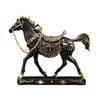 Light Luxury Resin Running Horse Ornament,Modern Artist Home Decor Galloping Horse Figurines,Bookshelf Office Decorations