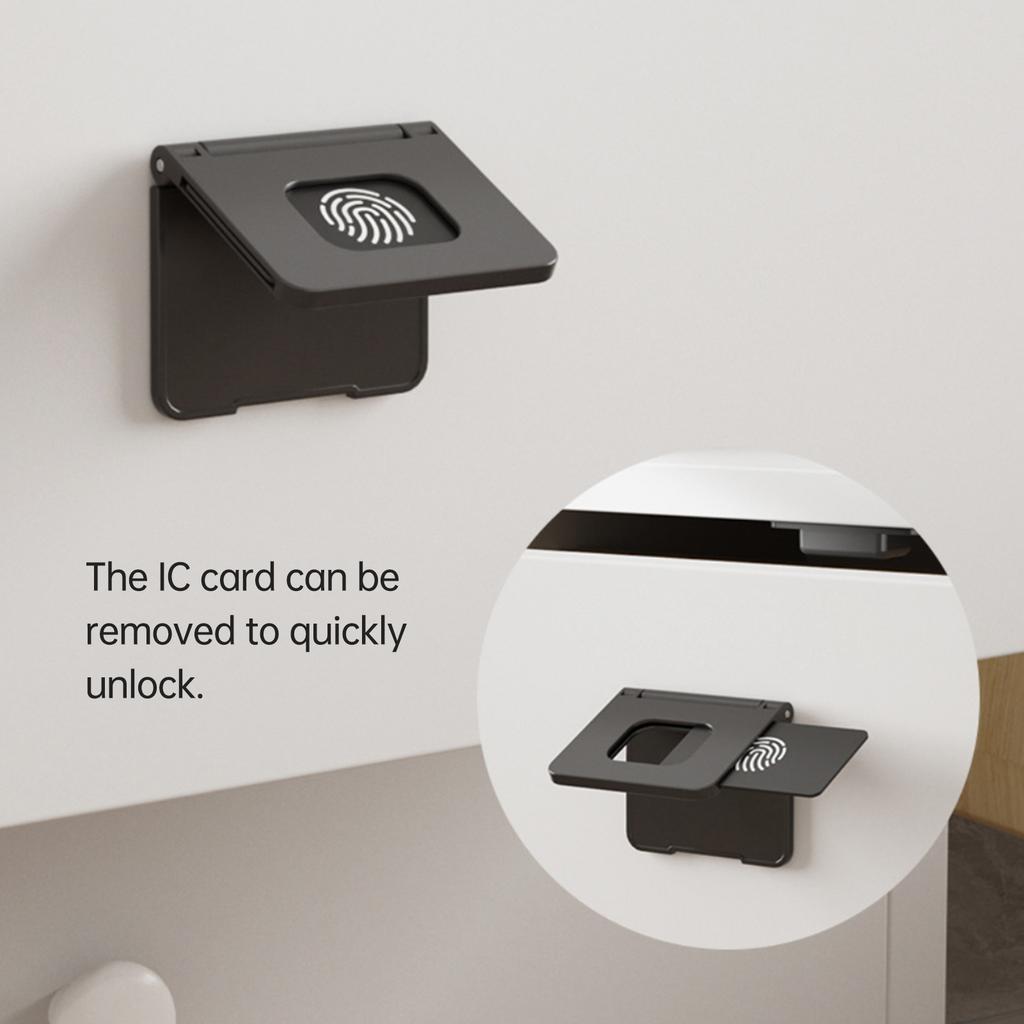 Умный замок для ящика, вход по NFC-карте, 4 способа разблокировки, электронный замок для шкафа, энергоэффективный, простая установка для