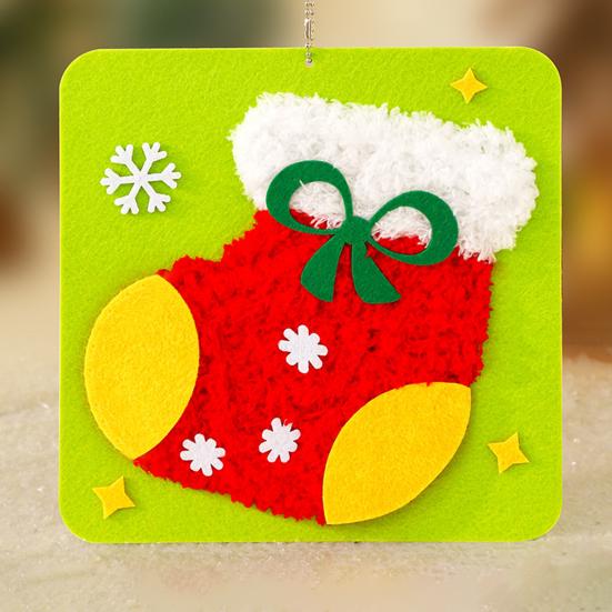 Набор для вышивания Yousheng DIY Рождественский Милое Дерево/Чулок/Санта Вышивальные Проекты Рождественский Набор для Шитья и Рукоделия с Шаблоном Иглы Нитки Инструменты