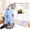 Breathable, Elastic, Anti-bite, and Anti-lick Sterilization Recovery Clothing for Female Cats.