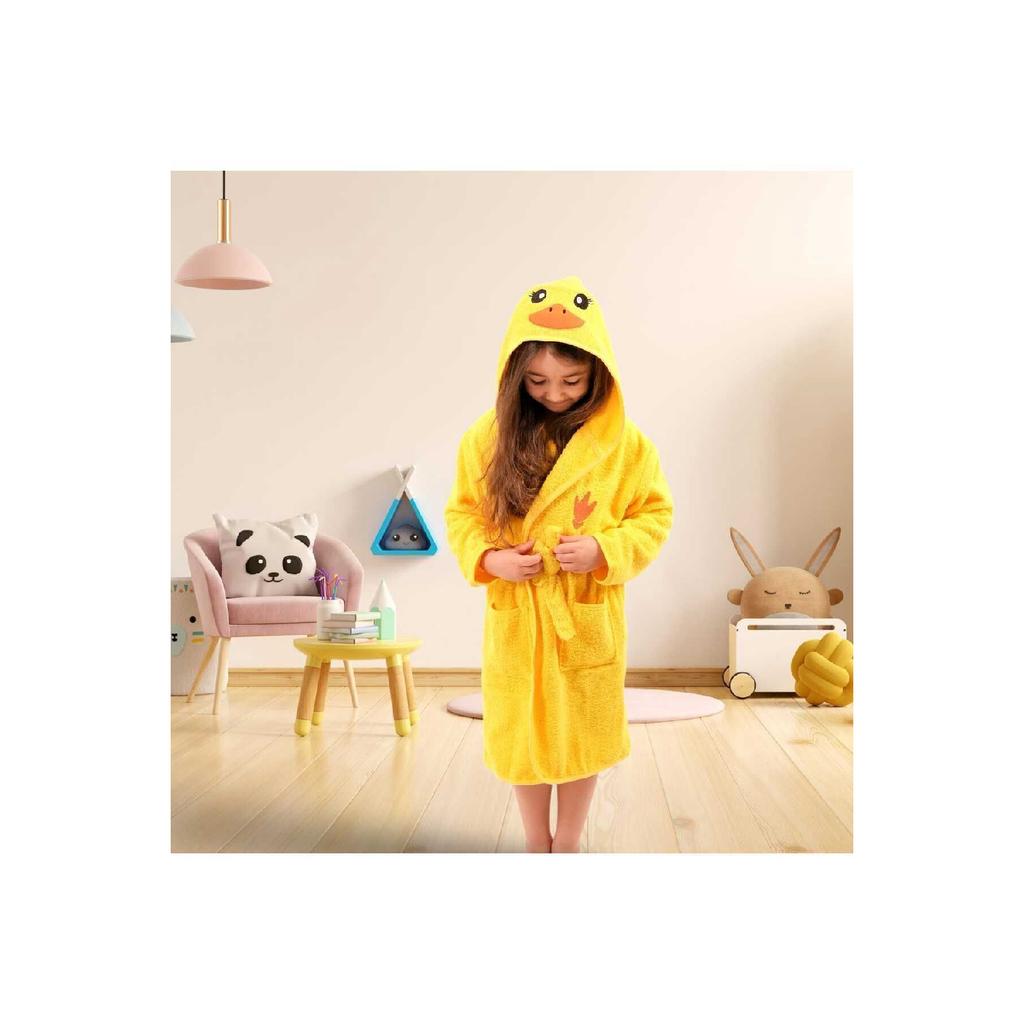 Girl's Boy's Bathrobe With Rabbit Ears