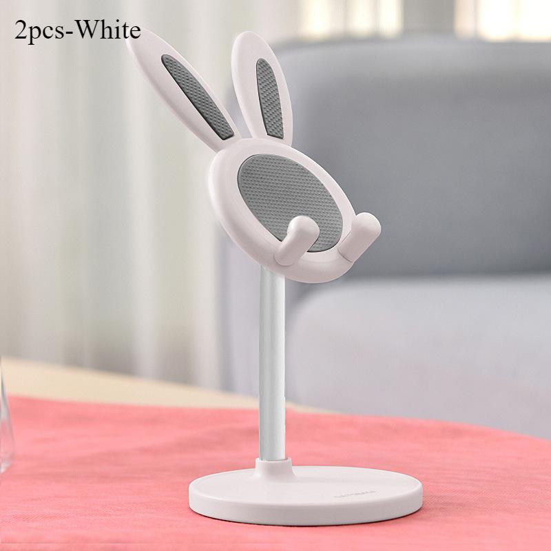 Le Support De Téléphone Portable Lapin Mignon, Peut Soulever Et Ajuster Les Accessoires De Téléphone De Bureau, Support De Téléphone, Poignée