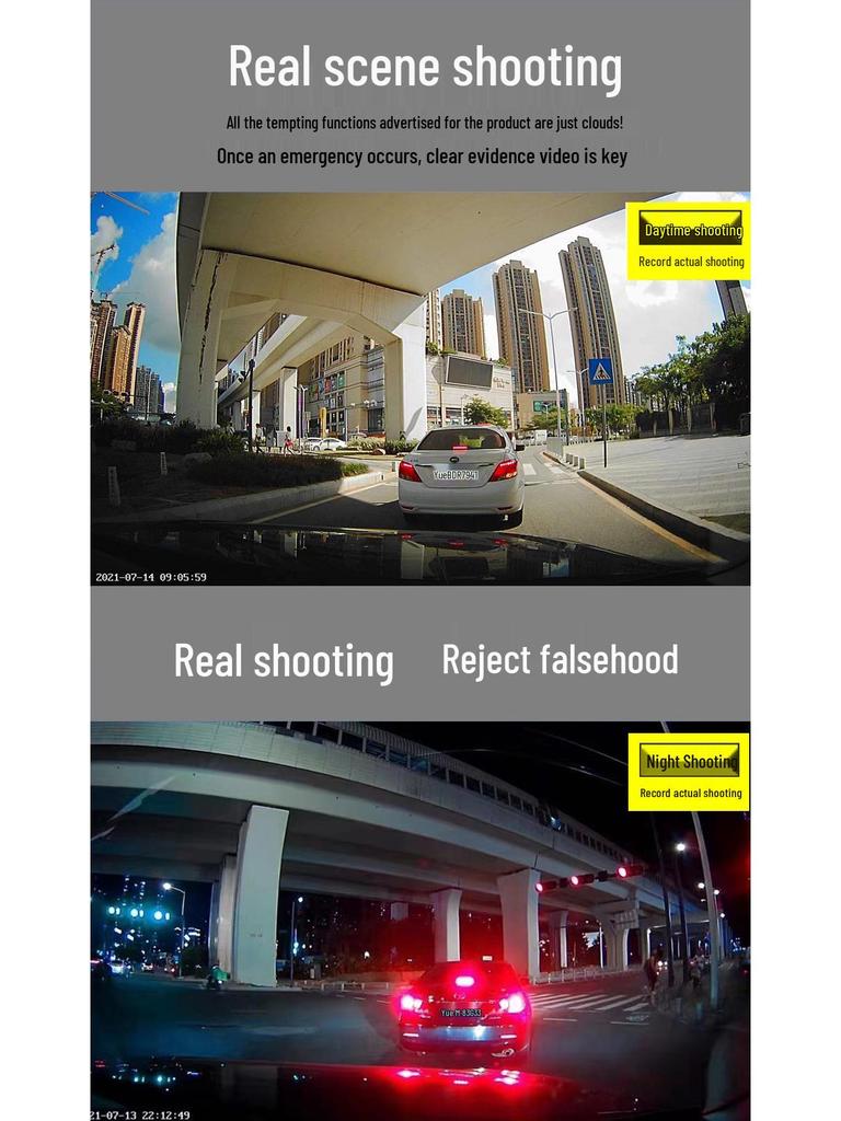WiFi HD Night Vision Dash Cam with Mobile Linking & USB, 24/7 Parking Monitoring, Hidden Design.