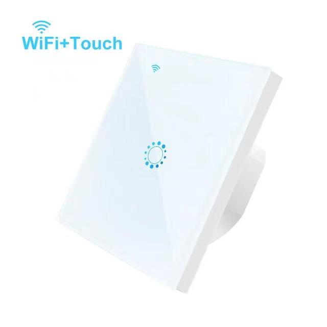 Умный WiFi сенсорный выключатель Micro-Link с голосовым управлением для функций таймера, совместимый с Google Assistant и Alexa