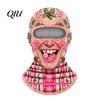 Winter Skiing Balaclava Velvet Face Mask for Christmas, Santa Snowman Reindeer Elf Balaclava, Cold Weather Guard Windproof Neck Gaiter Outdoor