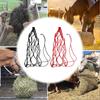 Slow Feed Hay Net Hay Feeder Hay Bag Hay Net Horses Slow Feeder Haynet 36 Inch Length with Holes Hanging Horse Feed Net