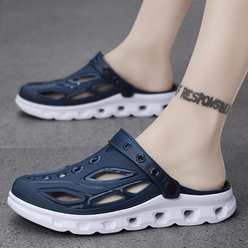 Летние мужские сандалии для сада Мужские удобные сандалии для отдыха на открытом воздухе из ЭВА Мужские пляжные тапочки Водная обувь Сандалии для бассейна