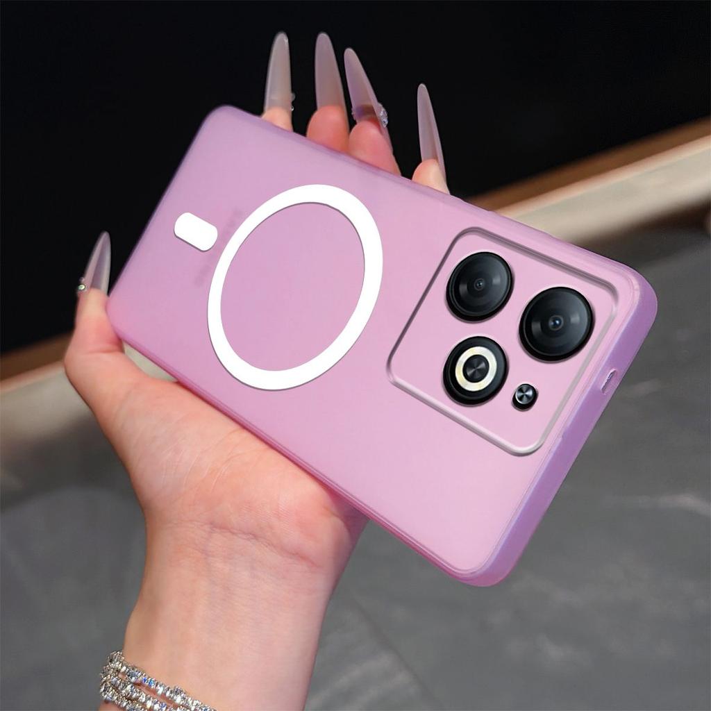 Матовый Полупрозрачный Магнитный Чехол для Телефона для TECNO SPARK GO 2024,SPARK 20C,infinix HOT 40i,SMART 10 HD 8 PRO Plus,itel P55 4G Мягкий ТПУ Ударопрочный Чехол