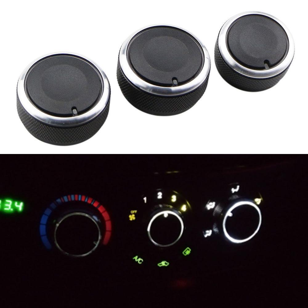 3 X Switch Knobs Heater Climate Control Button A/C For Chevrolet Chevy T250 Aveo