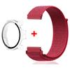 Smart Watch Strap for Coros Pace4 Nylon Loop Bracelet And PC+tempered Case For Coros Pace 3 Nylon Strap accessories Suit
