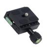 Quick Release Clamp for Arca Aluminum Alloy 50mm Camera Tripod Quick Release Plate Clamp with 3 Bubble Levels 3 8 to 1