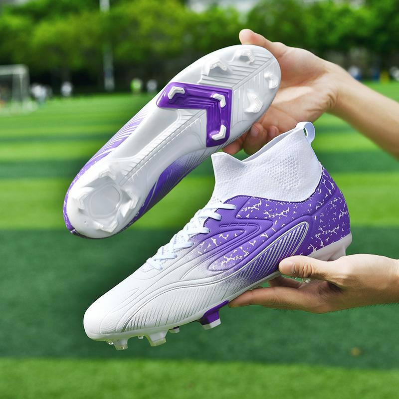 Fashion Football Shoes 35-45 Men/Women's Football Boots Socks Professional Training Football Boots Young Children Football Sneakers