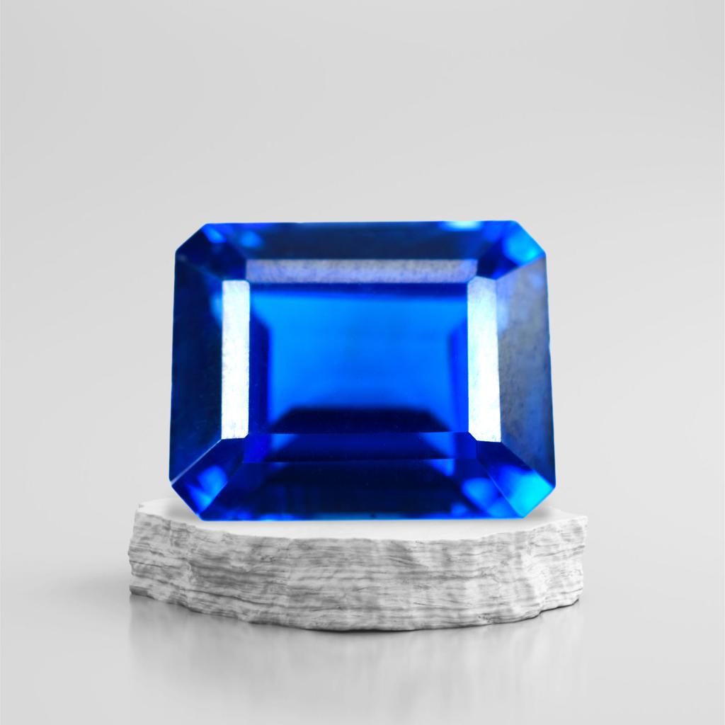 10.00 Ct Natural Tanzanite Faceted A+ Violet Blue Emerald Shape make jewelry Gem