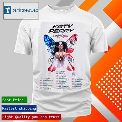 Ограниченная серия Katy Perry Футболка унисекс The Lifetimes Tour 2025
