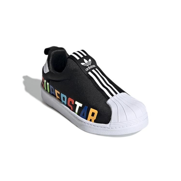 Adidas Originals Superstar 360 X C Low top Skateboard Shoes Black White Children Aged 3 7 Years Old FV7230