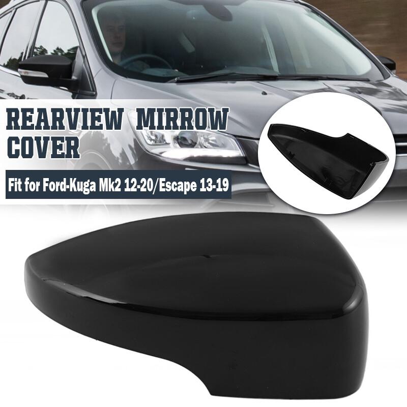 For Ford Kuga Escape MK2 2013-19 Wing Mirror Cover Cap Assembly Right Side Black