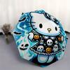 1pc Creative Ghost Hello Kitty Halloween Cartoon Umbrella, Portable 3-Fold Compact Umbrella, Suitable for Camping, Hiking and Travel, Ideal Easter Bir