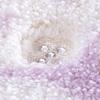 Senko NYNAS Grand Toilet Lid Cover with Adhesive Lavender with 36335 Sheet, Standard/Flush Type, Rhinestones,