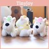 West Dog Highland Keychain Plush Toy Portable Bag Pendant Gift For Children