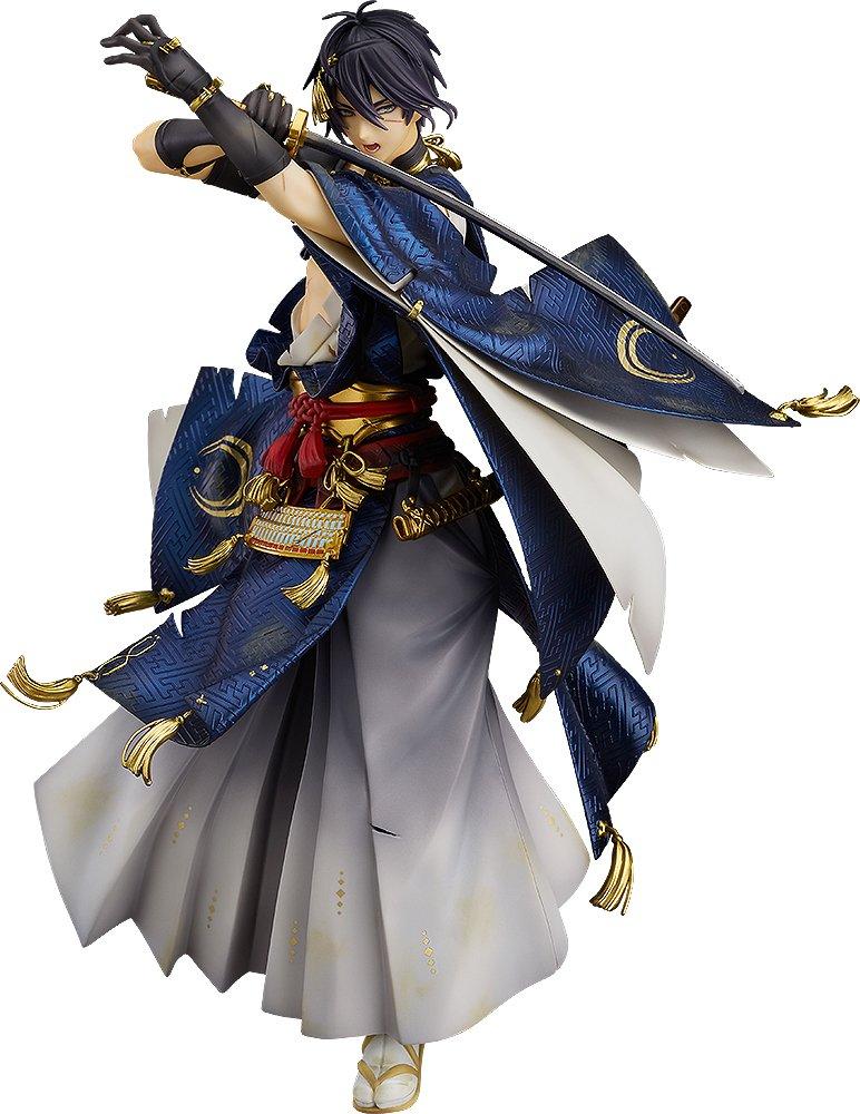 Touken Ranbu Mikazuki Munechika Shinken Hissatsu, раскрашенная в масштабе готовая фигура - ОНЛАЙН- Версия. 1/8 АБС и ПВХ