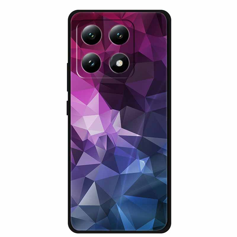 Для Xiaomi 15T 5G Чехол Цветы Мягкий Силикон ТПУ Задняя Крышка Для Xiaomi 15T Pro 5G Capa Boho Цветная Защита от Царапин