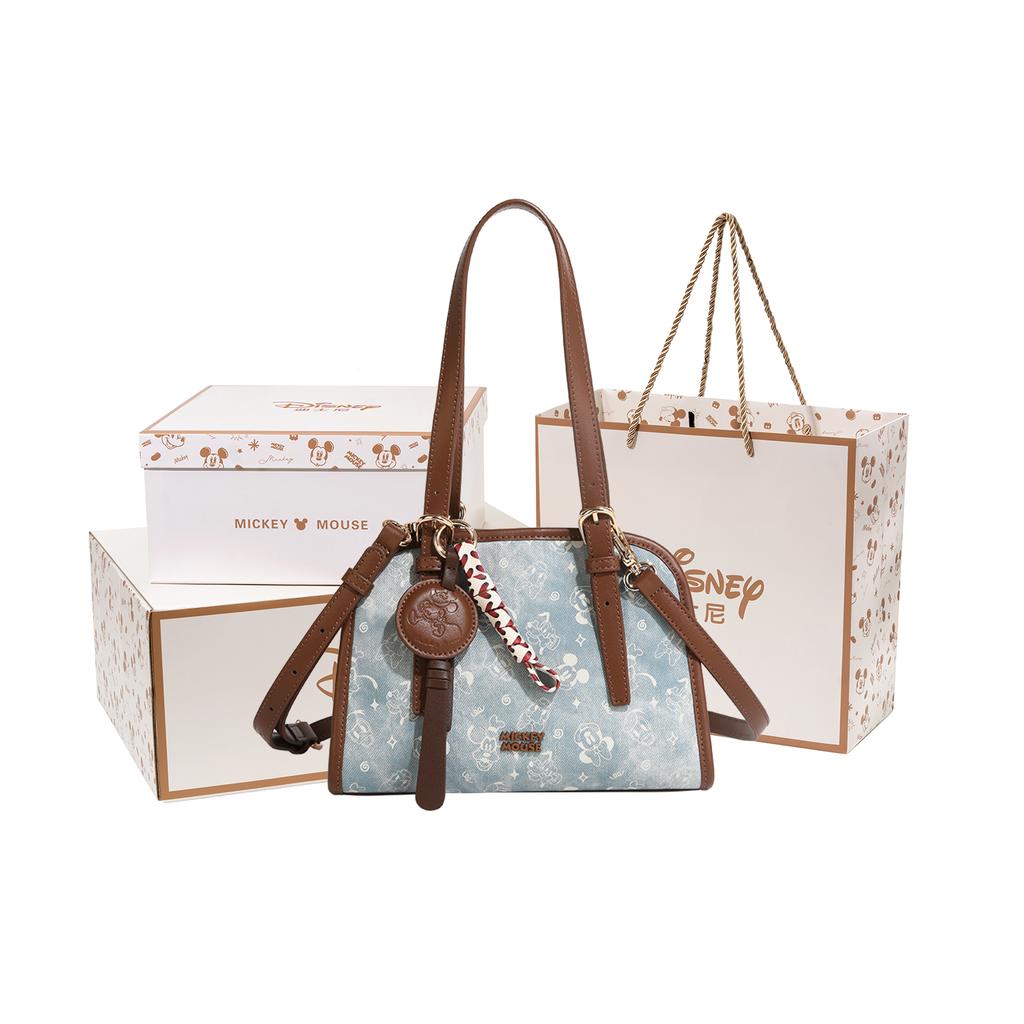 New Disney Mickey Series Pu Shoulder Bag Regular Women's Blue BMK-72724