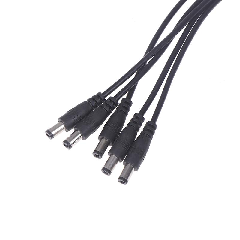 1 шт. Камера видеонаблюдения 1 разъем питания постоянного тока (мама) на 2/3/4/5/6/8 штекеров (папа) Кабель-адаптер питания Разветвитель Кабель для светодиодной ленты