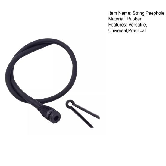 Резиновая трубка для тетивы блочного лука, смотровое отверстие для тетивы, трубка для прицеливания для стрельбы из лука, аксессуары для охоты и стрельбы