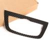 For BMW X3 X4 2018-22 Real Carbon Fiber Car Headlight Control Button Cover Trim