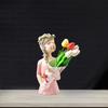 Цветочная ваза, фигурка девушки, современный уникальный идеальный подарок, статуэтка в скандинавском стиле, для офиса, столовой