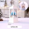 1pcs Christmas New Year Family Decoration Fairy Light Candle White Snowman LED Flame Light