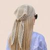 Solid Color Triangle Wrap Hollow Out Lady Shawl Flower Fashion Lace Scarf  Women