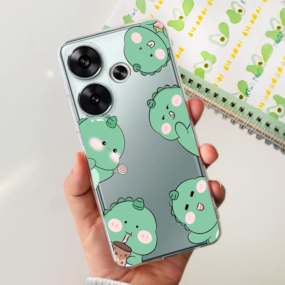 For Xiaomi Poco F6 Case Redmi Turbo3 New Fashion Painted Cover Soft Slim Phone Cases For Xiaomi Redmi Turbo 3 Poco F6 F 6 Bumper