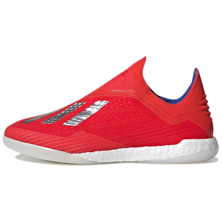 Adidas X 18+ IC/IN Indoor Abrasion Resistant Abrasion Resistant Soccer Shoes Men's Red BB9382