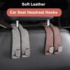 Car seat double hook black 2pcs