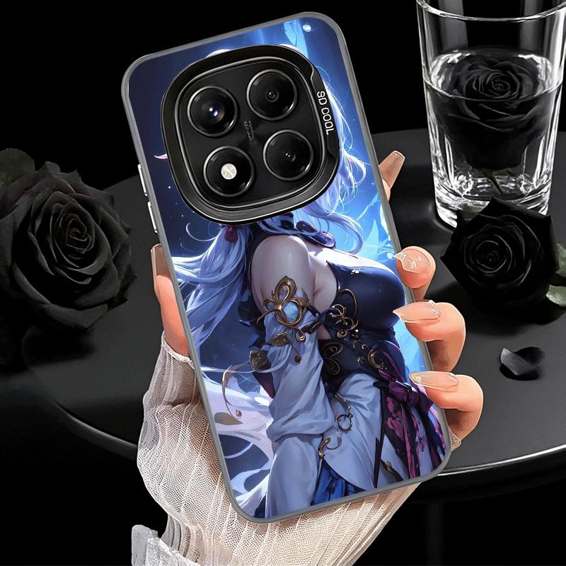 Мягкий чехол для телефона Genshin Impact Ganyu для Xiaomi Redmi Note 13 14 15 Pro Plus 12S 12 11S 11 11T 10S 10 Ударопрочный чехол Задняя крышка