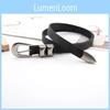 Simple Style Pu Leather Womens Waist Belt Metal Pin Buckle Clothing Accessories
