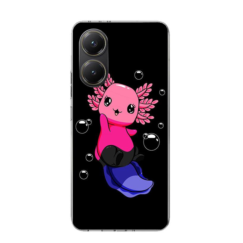 Милый Аксолотль Кавайный Чехол Для Телефона Для Xiaomi Poco X7 X6 X5 Pro F7 Ultra Redmi 15C 15 13 13C 12 12C 10 10A 10C 9 9A 9C 9T Обложка Poco