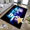 Colorful kpop Artwork Office Rug Chair Mat, Game Carpet, Suitable for Front Door, Bedroom, Living Room, Desk, Holiday Gift