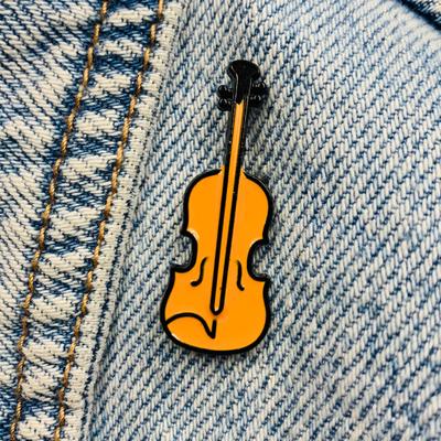 Новая эмалированная булавка для виолончели, музыкальный инструмент, металлический разъем, подарок на день рождения, 1 шт.