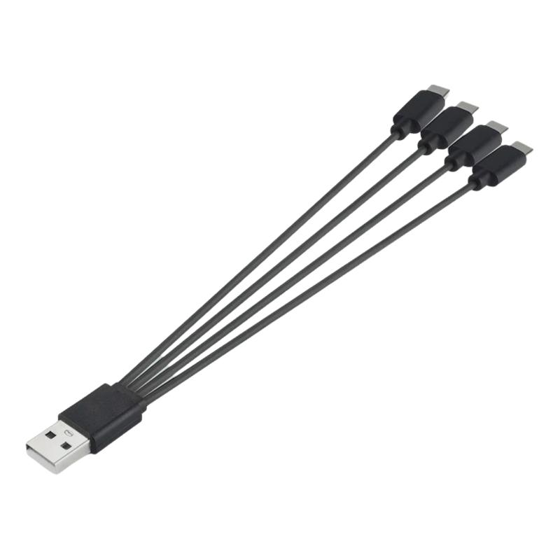 1 шт. 4-в-1 Мульти-USB C Разветвитель Зарядный Кабель для Huawei Планшета Ноутбука ПК USB Type-C Быстрая Зарядка Кабели Данных
