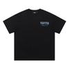 Cross-border new graffiti letter printing European and American street trendy brands loose and versatile casual men's and women's short-sleeved round