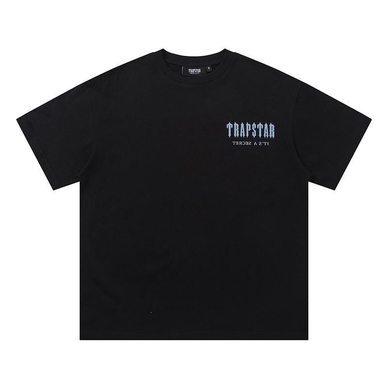 Cross-border new graffiti letter printing European and American street trendy brands loose and versatile casual men's and women's short-sleeved round