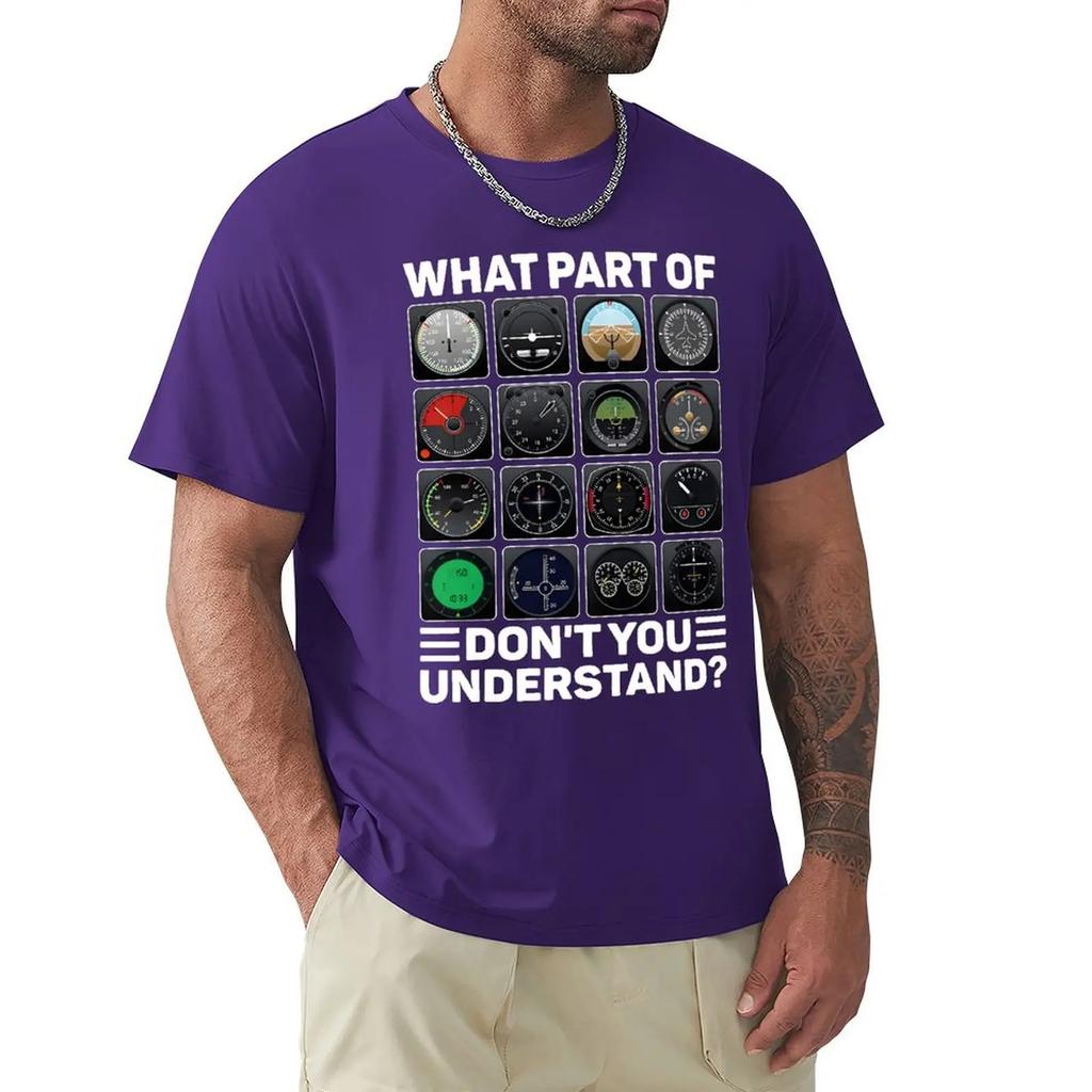 Авиакомпания Самолет Самолет Пилот Инструменты Инструменты Футболки Графический Хлопок Уличная одежда Короткий рукав Подарки на День Рождения Футболка Мужская